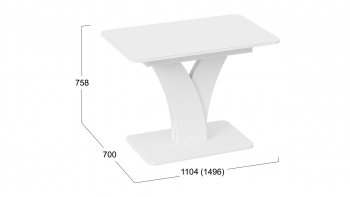 Стол раздвижной Люксембург тип 2 в Искитиме - mebel154.com