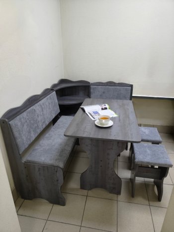 Кухонный уголок Миссия с полкой ткань в Искитиме - mebel154.com