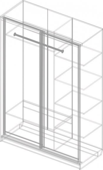 Шкаф-купе Александрия СА-11(бодега светлая/плетёнка) в Искитиме - mebel154.com