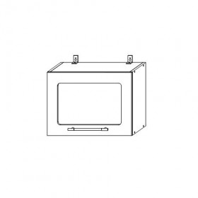 Гарда ВПГС 500 шкаф верхний горизонтальный со стеклом в Искитиме - mebel154.com
