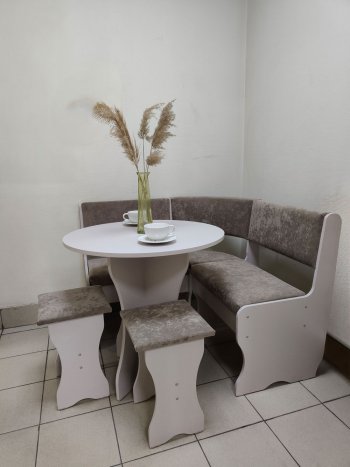 Кухонный уголок Лотос ткань в Искитиме - mebel154.com