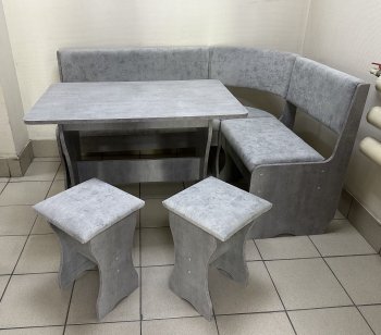 Кухонный уголок Миссия V велюр (сириус) в Искитиме - mebel154.com