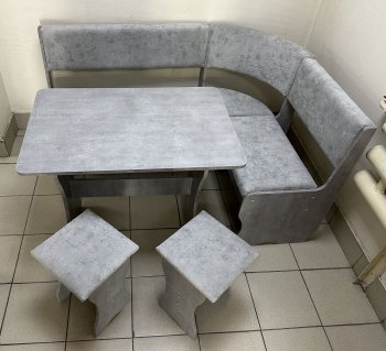 Кухонный уголок Миссия V велюр (сириус) в Искитиме - mebel154.com