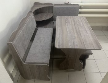 Кухонный уголок Миссия с полкой, ткань(локи) в Искитиме - mebel154.com