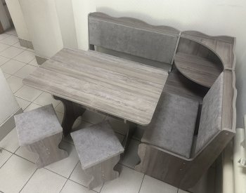 Кухонный уголок Миссия с полкой, ткань(локи) в Искитиме - mebel154.com
