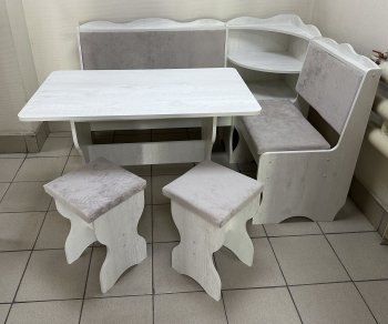 Кухонный уголок Миссия с полкой ткань в Искитиме - mebel154.com