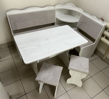 Кухонный уголок Миссия с полкой ткань в Искитиме - mebel154.com