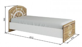 Кровать 900 КРД 900.1 Юнга в Искитиме - mebel154.com