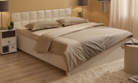Кровать двуспальная с ПМ Марчиана в Искитиме - mebel154.com