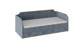 Кровать с мягкой обивкой и ящиками Кантри Тип 1 (900) в Искитиме - mebel154.com