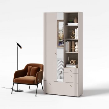 Вешалка с зеркалом Одетта (ВШ1) в Искитиме - mebel154.com