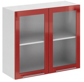 Олива ПС 800 шкаф верхний стекло в Искитиме - mebel154.com