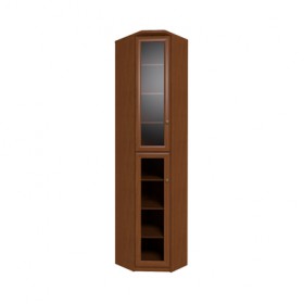 Шкаф для книг угловой фасад Стекло 10 Марракеш в Искитиме - mebel154.com