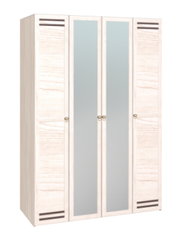 Шкаф для одежды 4-х дверный 555 Бриз в Искитиме - mebel154.com