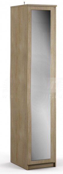 Шкаф однодверный с зеркалом Веста СБ-2260  в Искитиме - mebel154.com