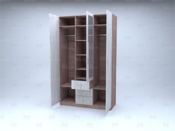 Шкаф 3-х Лира в Искитиме - mebel154.com