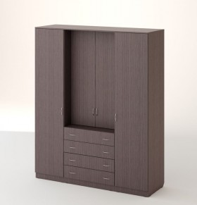 Шкаф распашной 4-х створчатый с 2 ящиками в Искитиме - mebel154.com