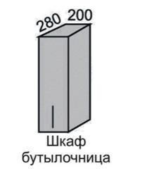 Шкаф верхний 720 ВШ 20 с дверцей Алеся Эконом в Искитиме - mebel154.com