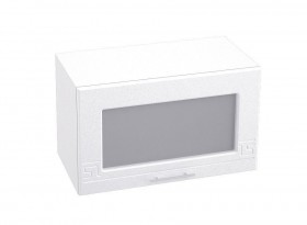 Шкаф верхний горизонтальный со стеклом Греция ШВГС 600 в Искитиме - mebel154.com