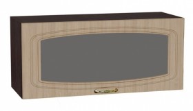 Шкаф верхний горизонтальный со стеклом Сити ШВГС 800 в Искитиме - mebel154.com