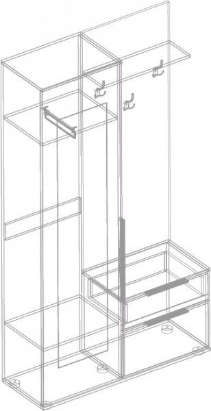 Прихожая Лео(велес) в Искитиме - mebel154.com