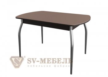 Стол обеденный раздвижной 2 (sv) со стеклом в Искитиме - mebel154.com