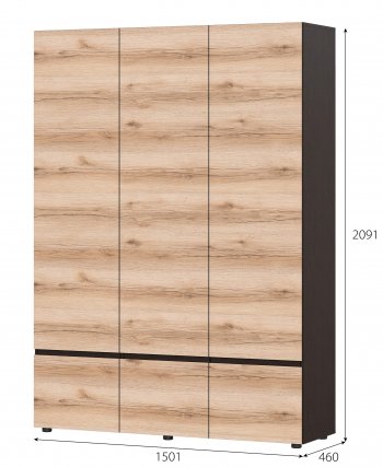 Шкаф 3-х Берген в Искитиме - mebel154.com